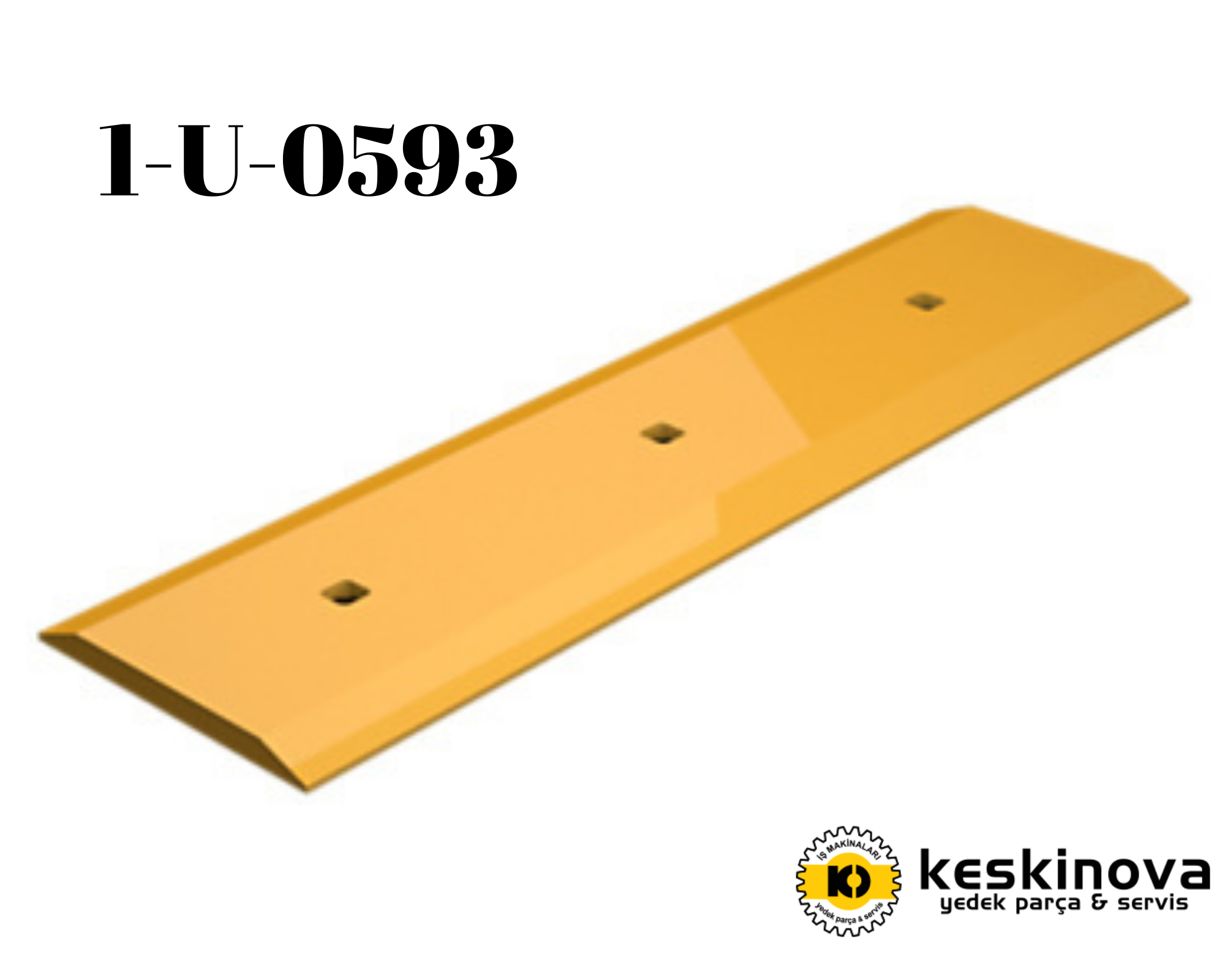 CATERPILLAR OEM CAT 966 D E F 970 F MODEL CİVATALI ARA BIÇAK(YAN) 1U0593