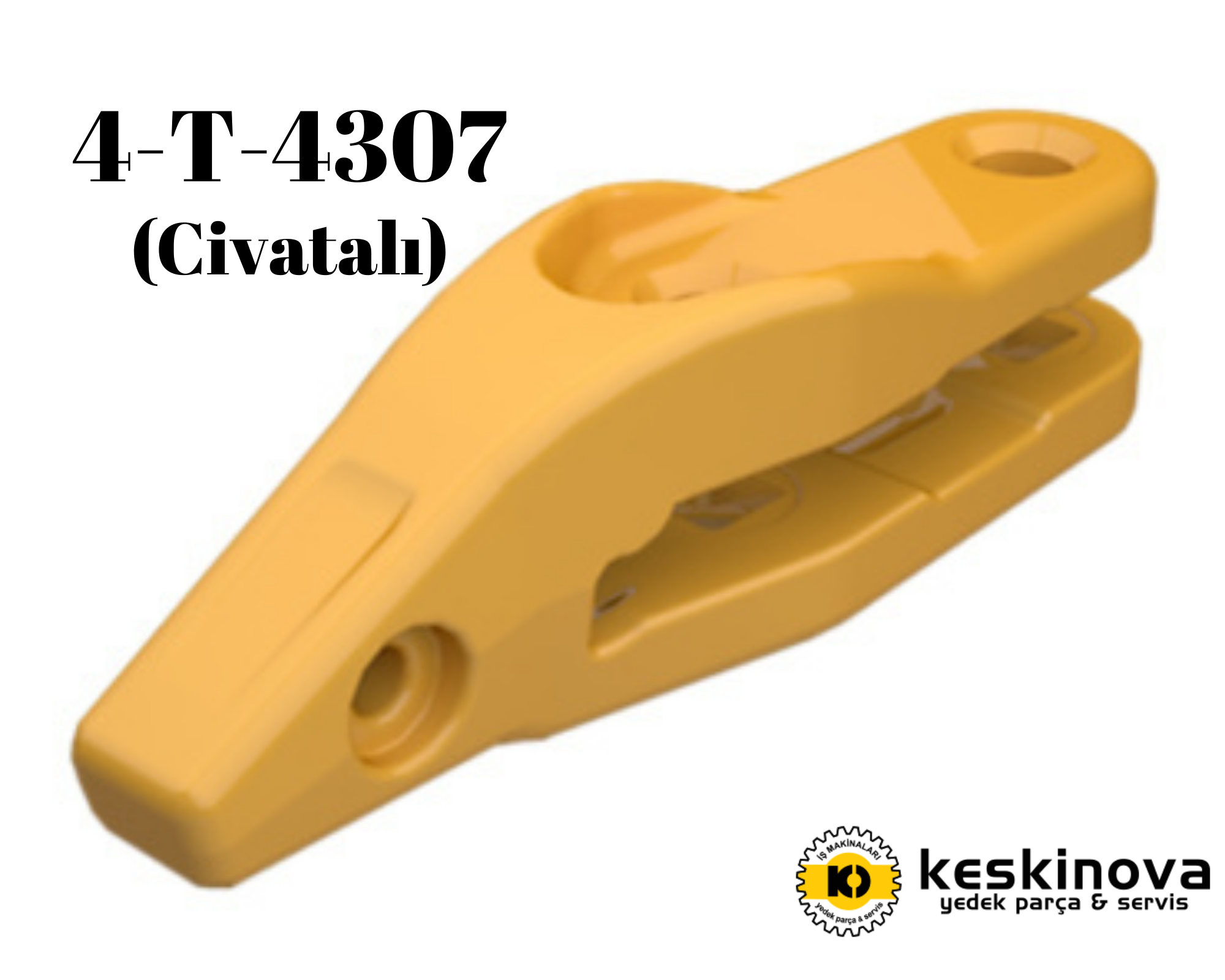 CATERPILLAR OEM CAT 950 E F 955 962 963 MODEL ORTA ADAPTÖR(CİVATALI) 4T4307