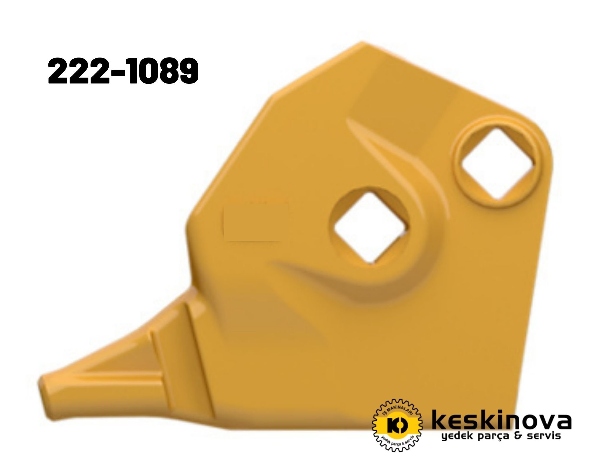 CATERPILLAR OEM CAT K80 MODEL 222-1089 SOL KÖŞE CİVATALI ADAPTÖR